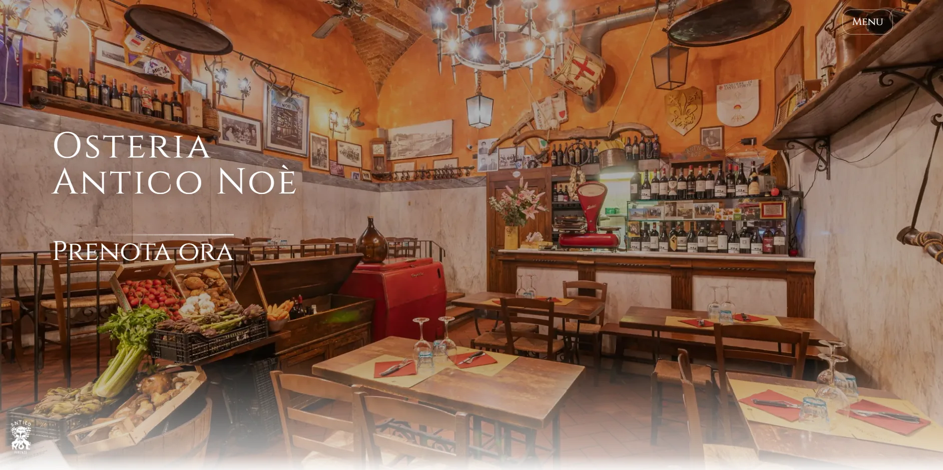 Osteria Antico Noè — anteprima sito