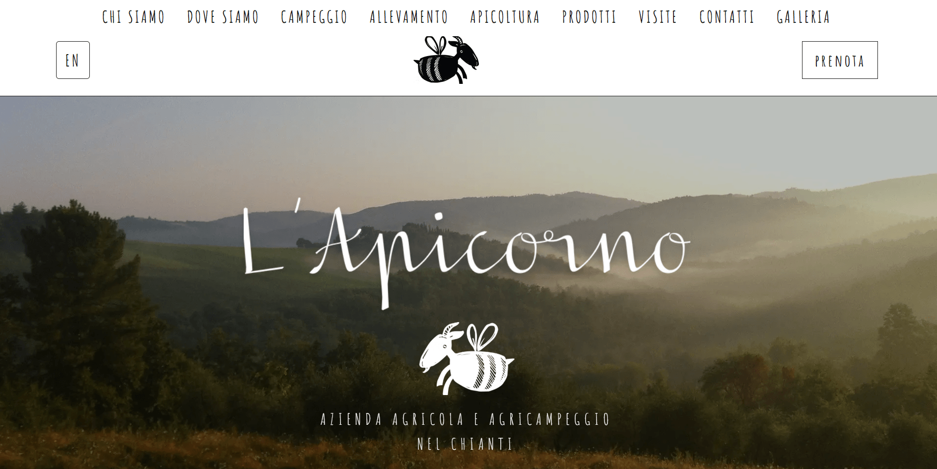 Agricampeggio L'Apicorno — anteprima sito