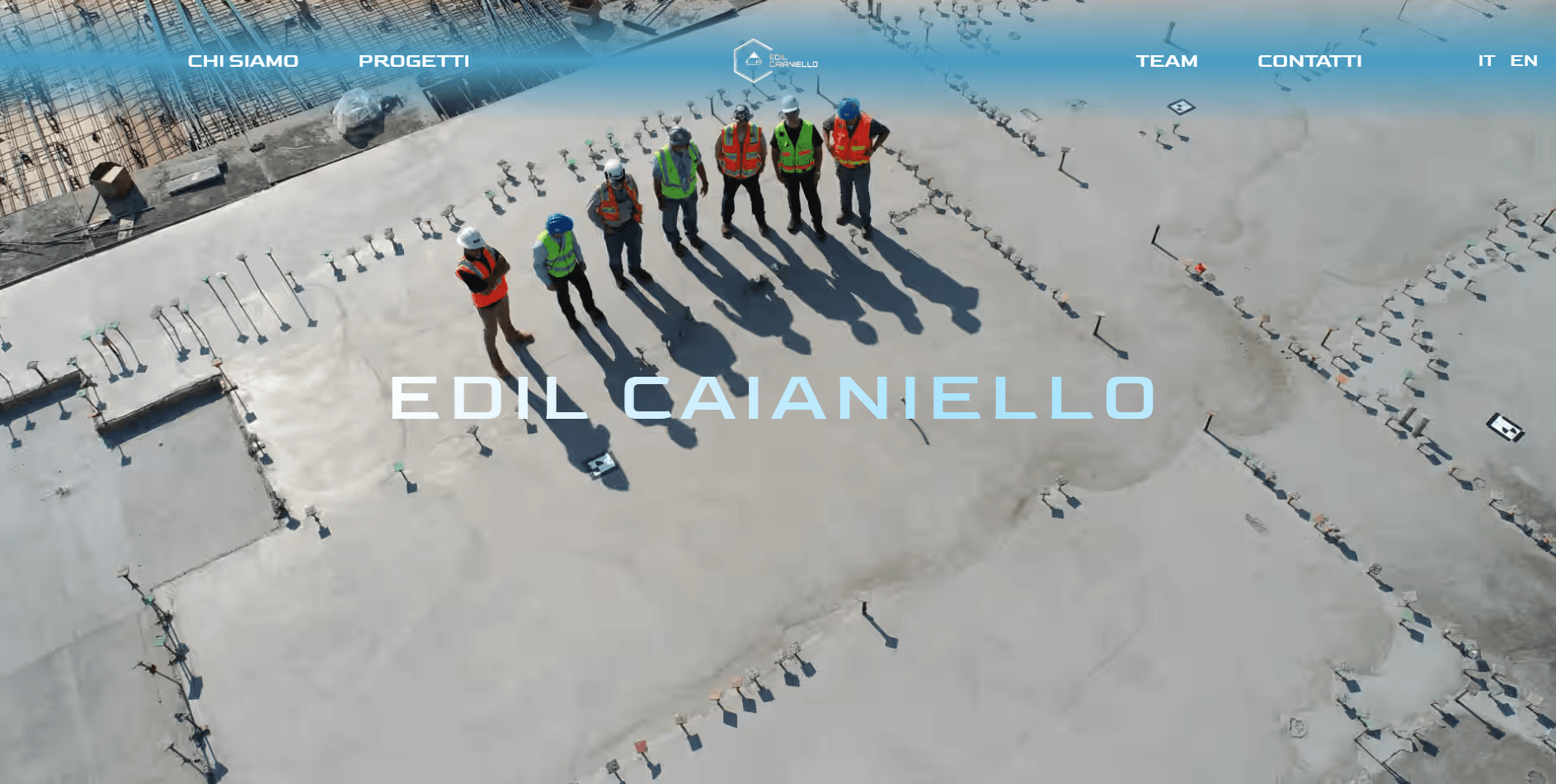 Edil Caianiello — website preview