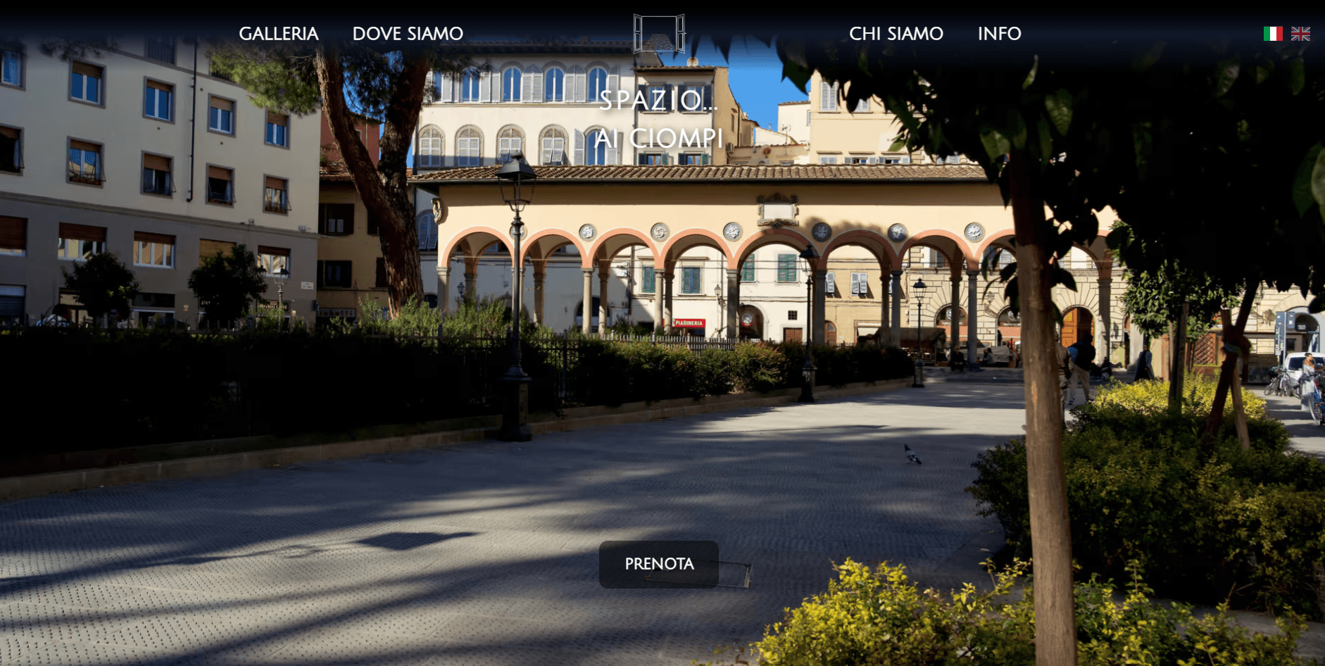 Spazio ai Ciompi — website preview